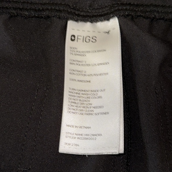 Figs Black Technical Collection Zamora Scrub Pants - Picture 8 of 9